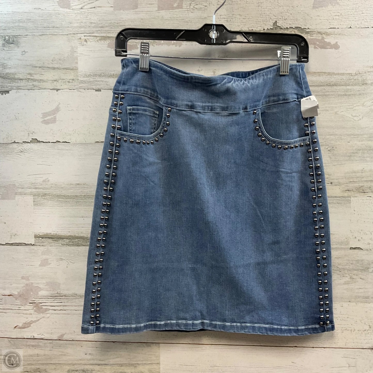 Skirt Mini & Short By Ethyl In Blue Denim, Size: 4