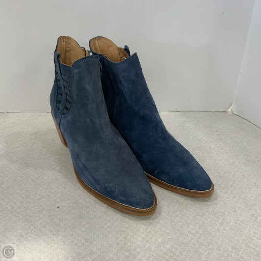 Boots Ankle Heels By Bueno In Blue, Size: 11