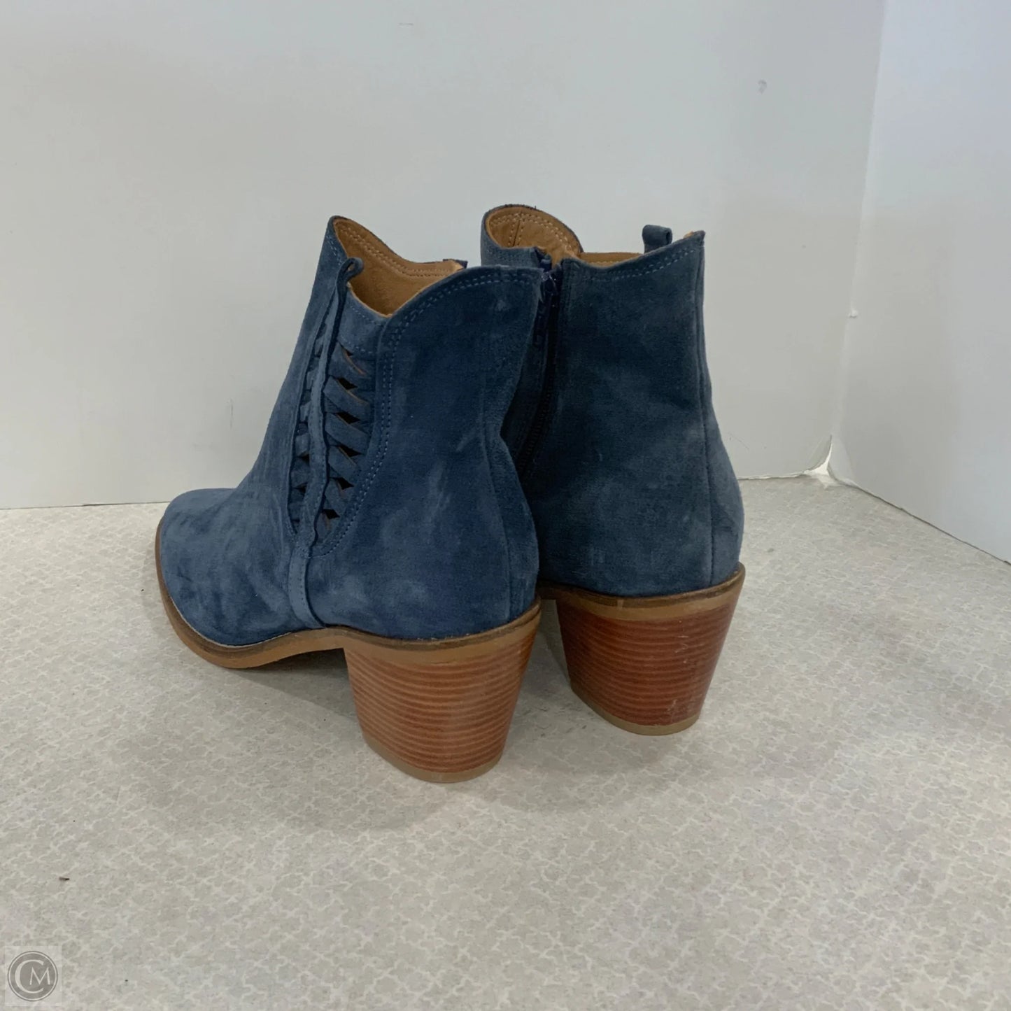 Boots Ankle Heels By Bueno In Blue, Size: 11