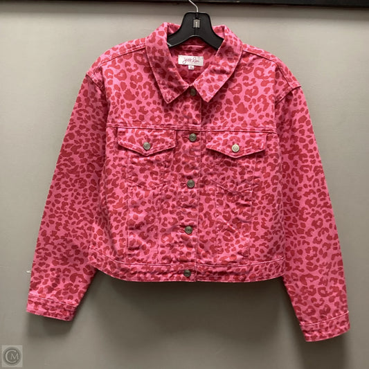 Jacket Denim By Jess Lea In Pink, Size: Xl