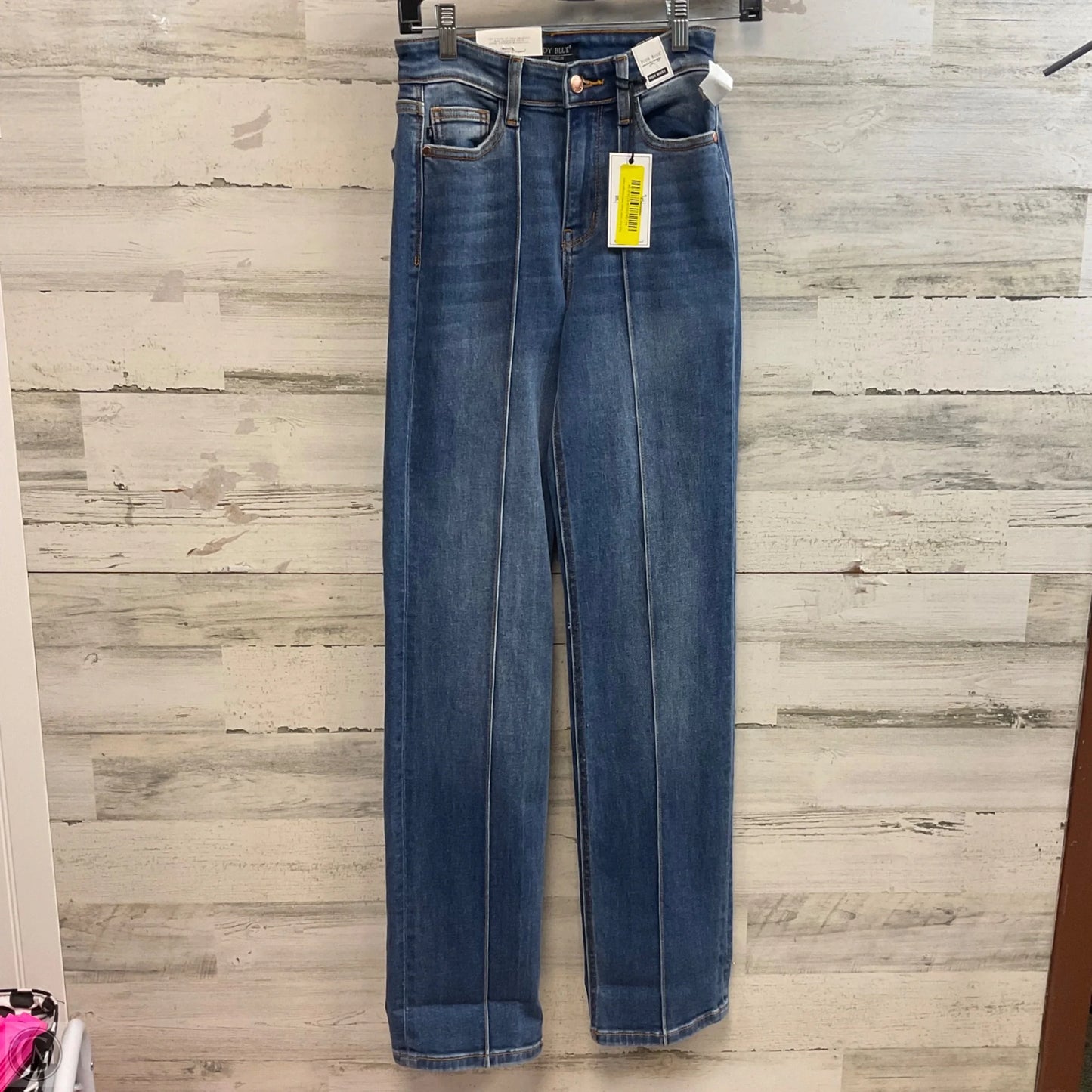 Jeans Straight By Judy Blue In Blue Denim, Size: 0