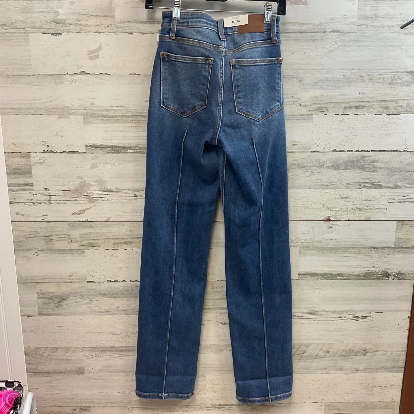 Jeans Straight By Judy Blue In Blue Denim, Size: 0