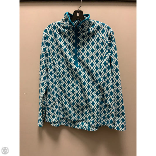 Jacket Fleece By Lands End In Blue, Size: Xl