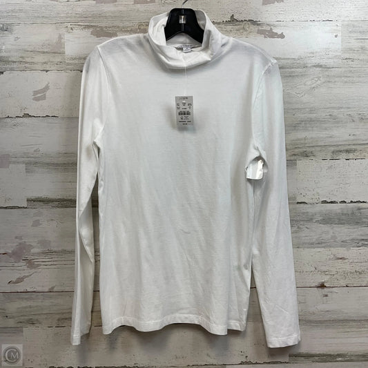 Top Long Sleeve Basic By J. Crew In White, Size: S