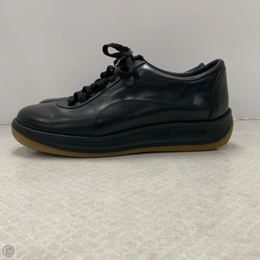 Shoes Luxury Designer By Louis Vuitton In Black, Size: 6.5