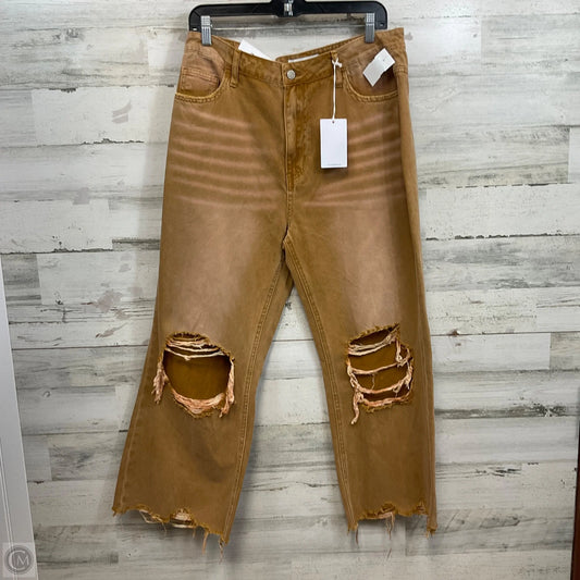 Pants Wide Leg By Vervet In Brown, Size: 12