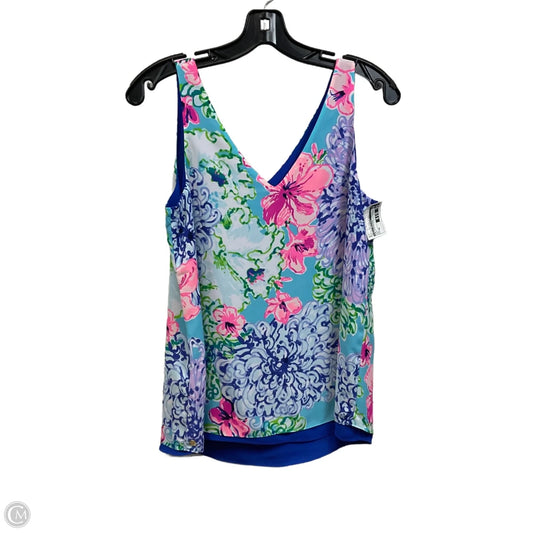 Top Sleeveless By Lilly Pulitzer In Blue, Size: Xs