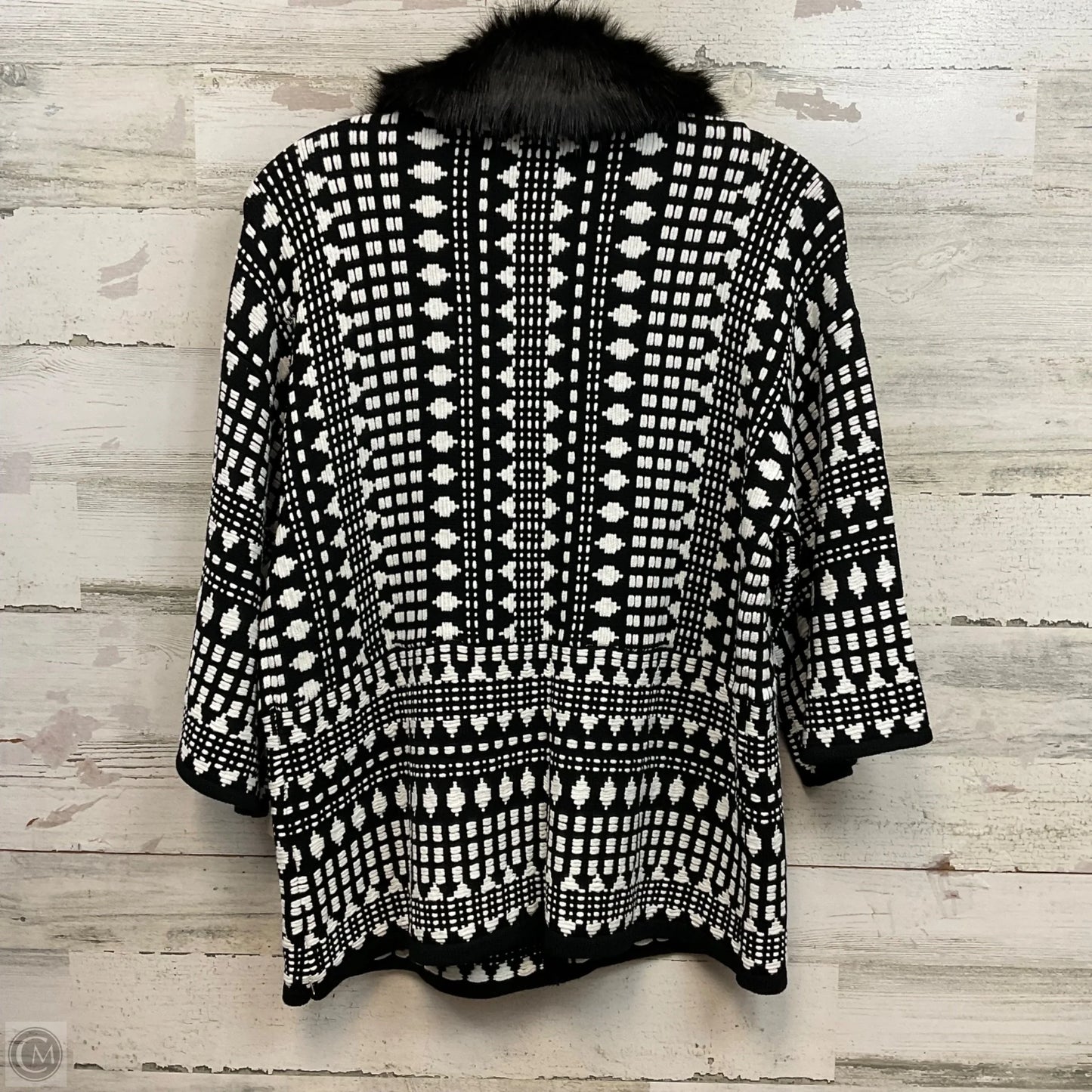 Sweater Cardigan By Chicos In Black, Size: M