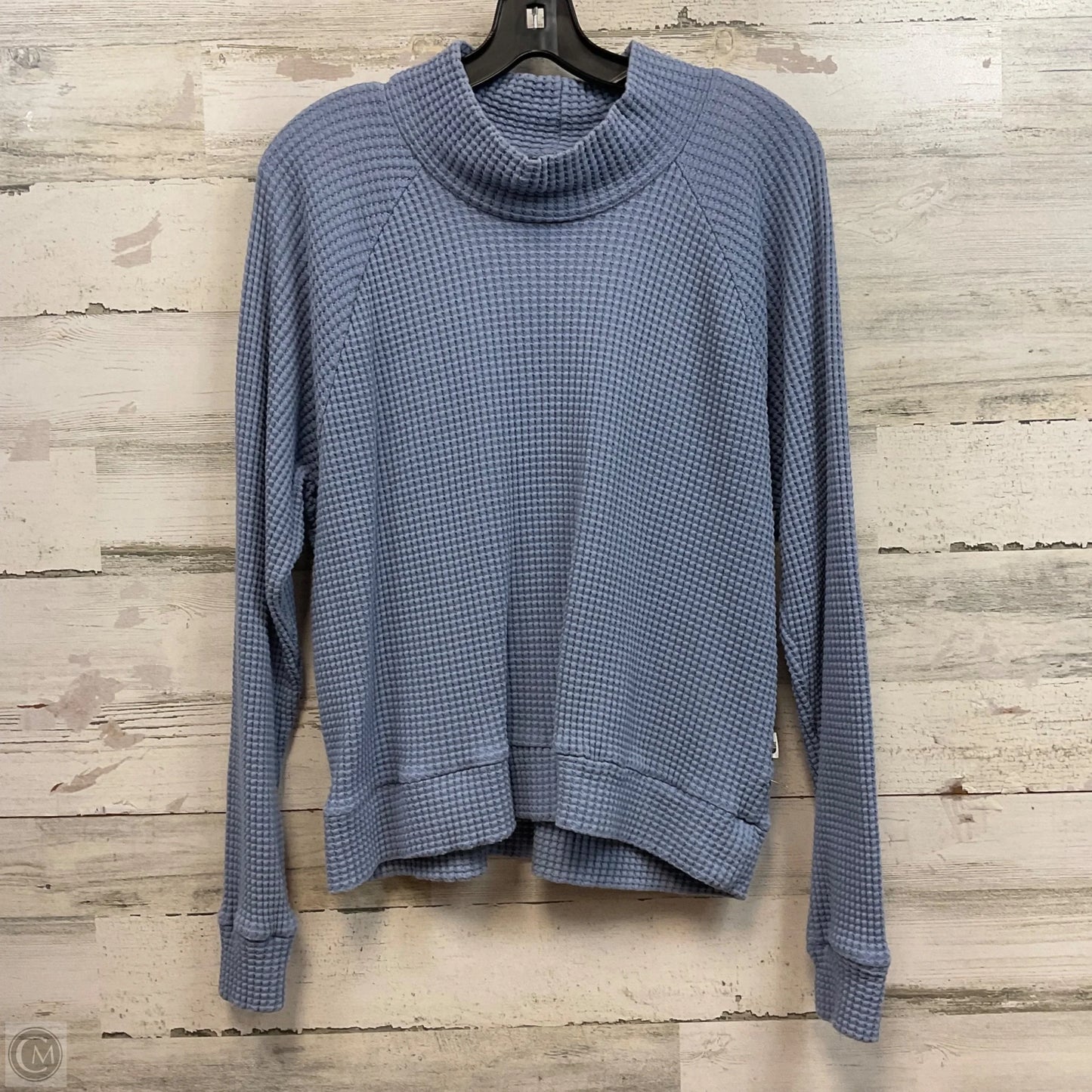 Top Long Sleeve By The North Face In Blue, Size: M