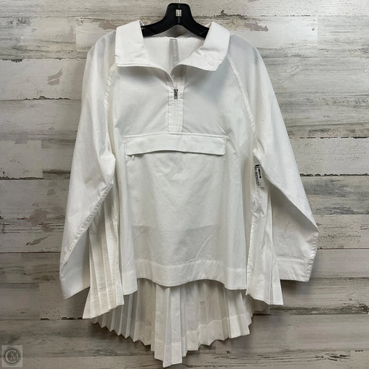 Blouse Long Sleeve By Athleta In White, Size: S
