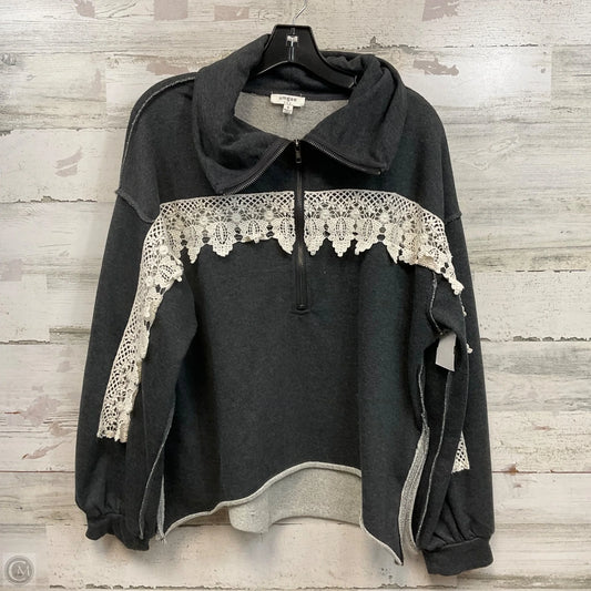 Top Long Sleeve By Umgee In Grey, Size: S
