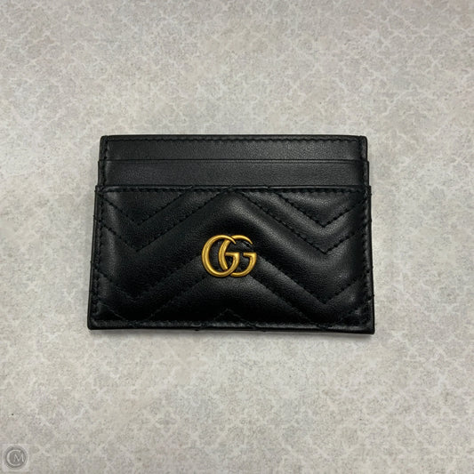 Id/card Holder Luxury Designer By Gucci, Size: Small