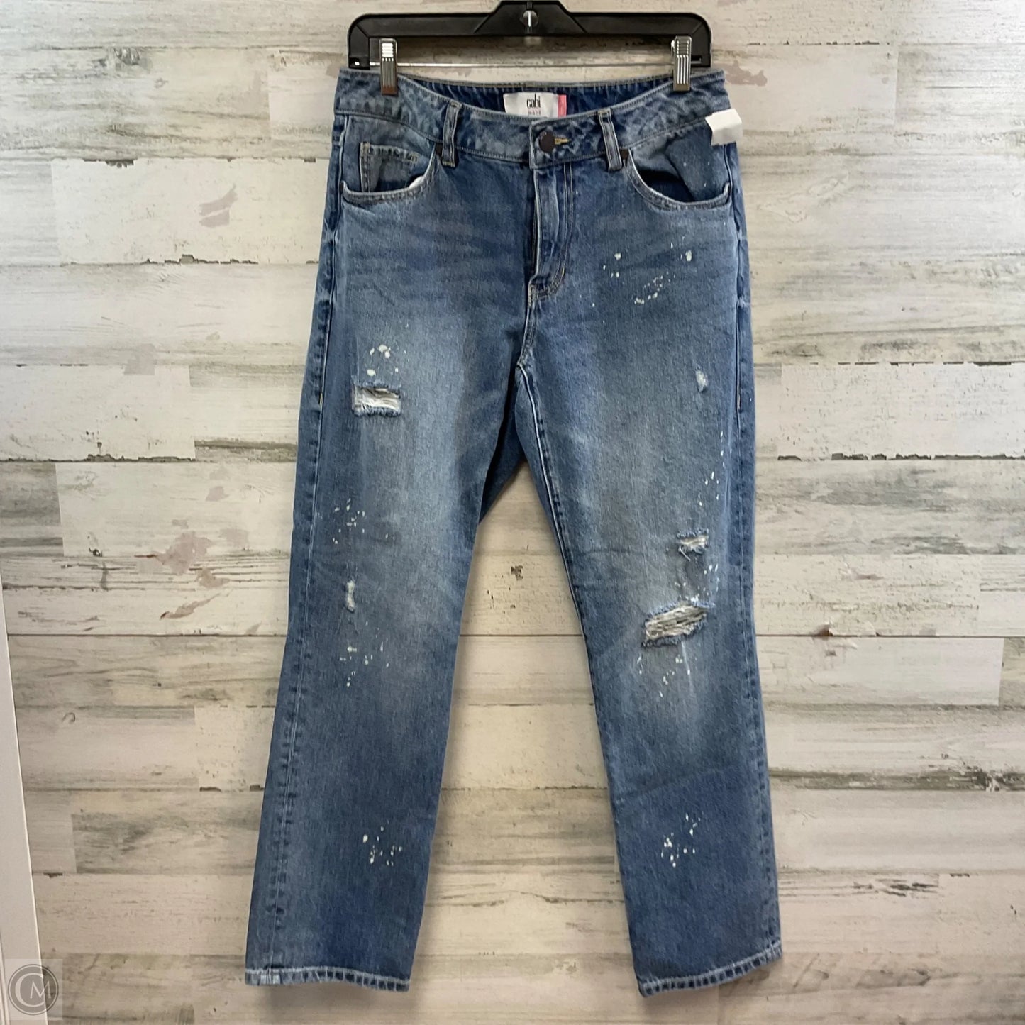 Jeans Boyfriend By Cabi In Blue Denim, Size: 6