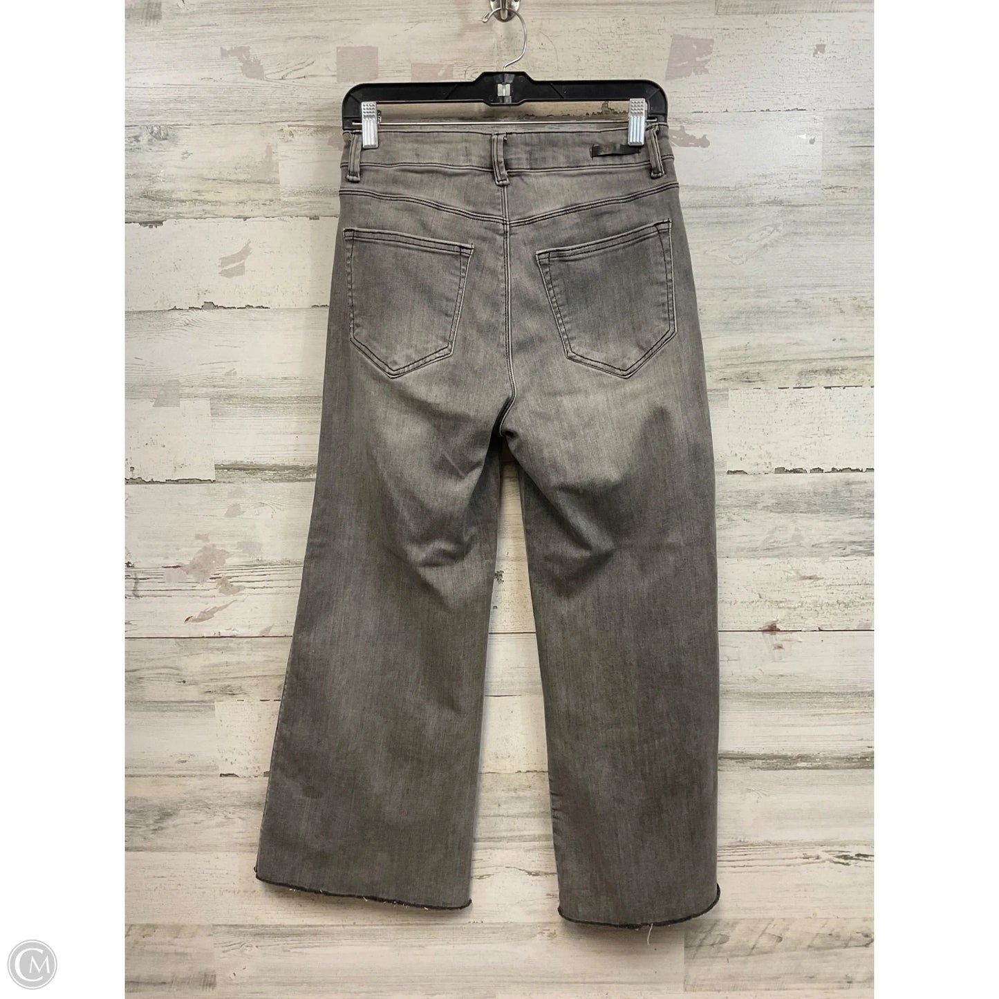 Jeans Wide Leg By Risen In Grey Denim, Size: 6