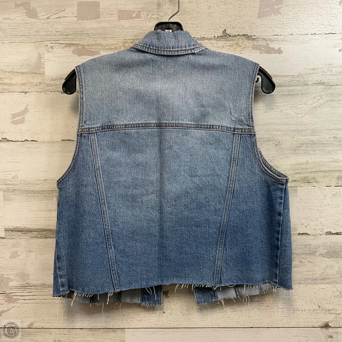Vest Other By Evereve In Blue Denim, Size: M