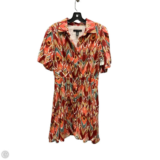 Dress Casual Midi By A Love Story In Orange, Size: S
