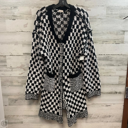 Sweater Cardigan By Pol In Black, Size: Xl