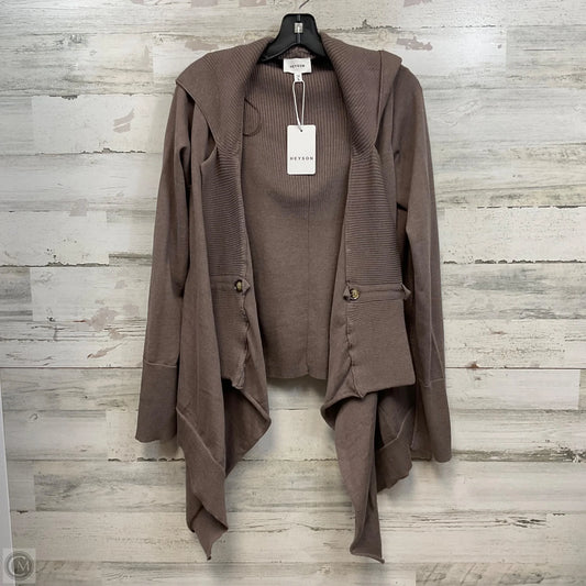 Top Long Sleeve By Heyson In Brown, Size: L