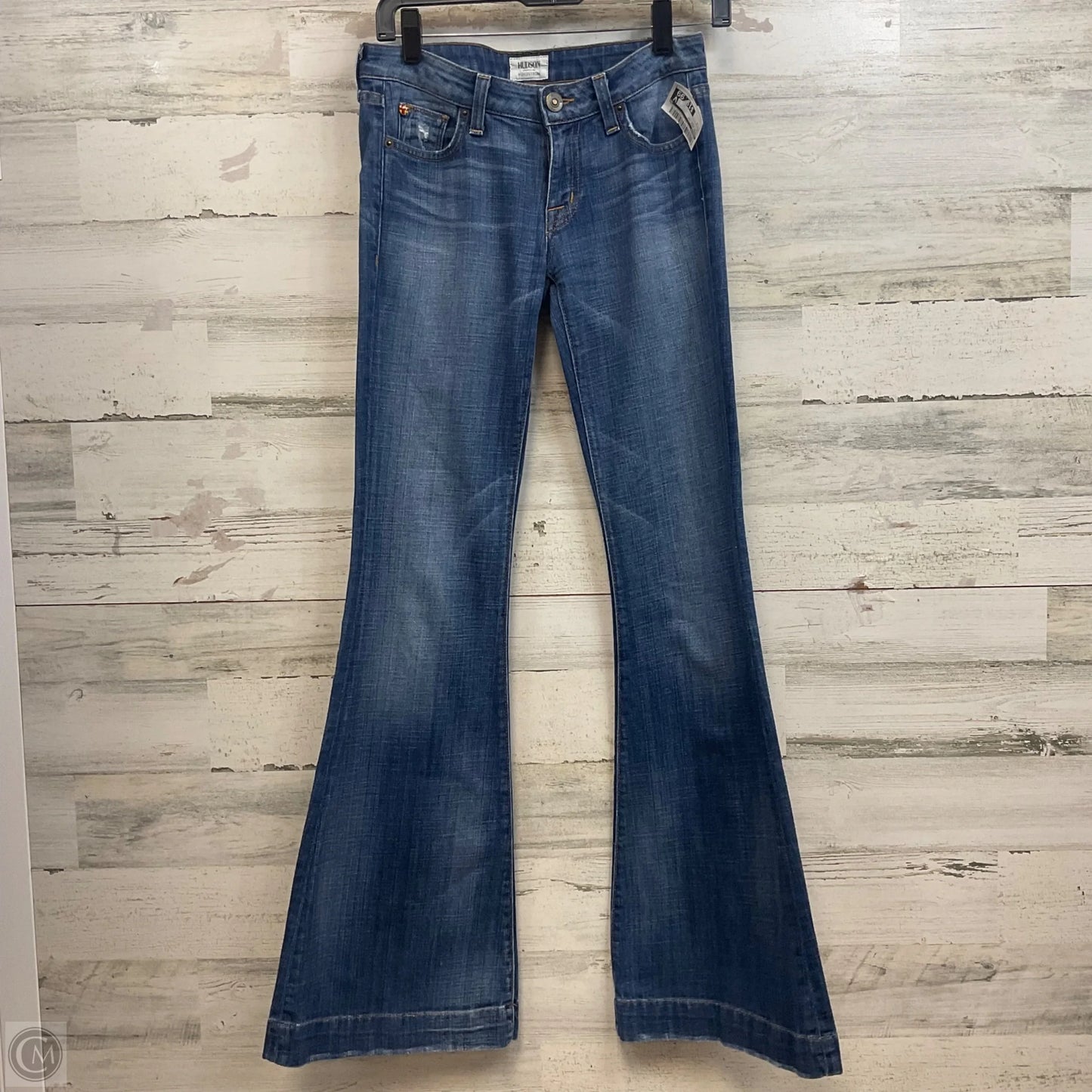 Jeans Boot Cut By Hudson In Blue Denim, Size: 2