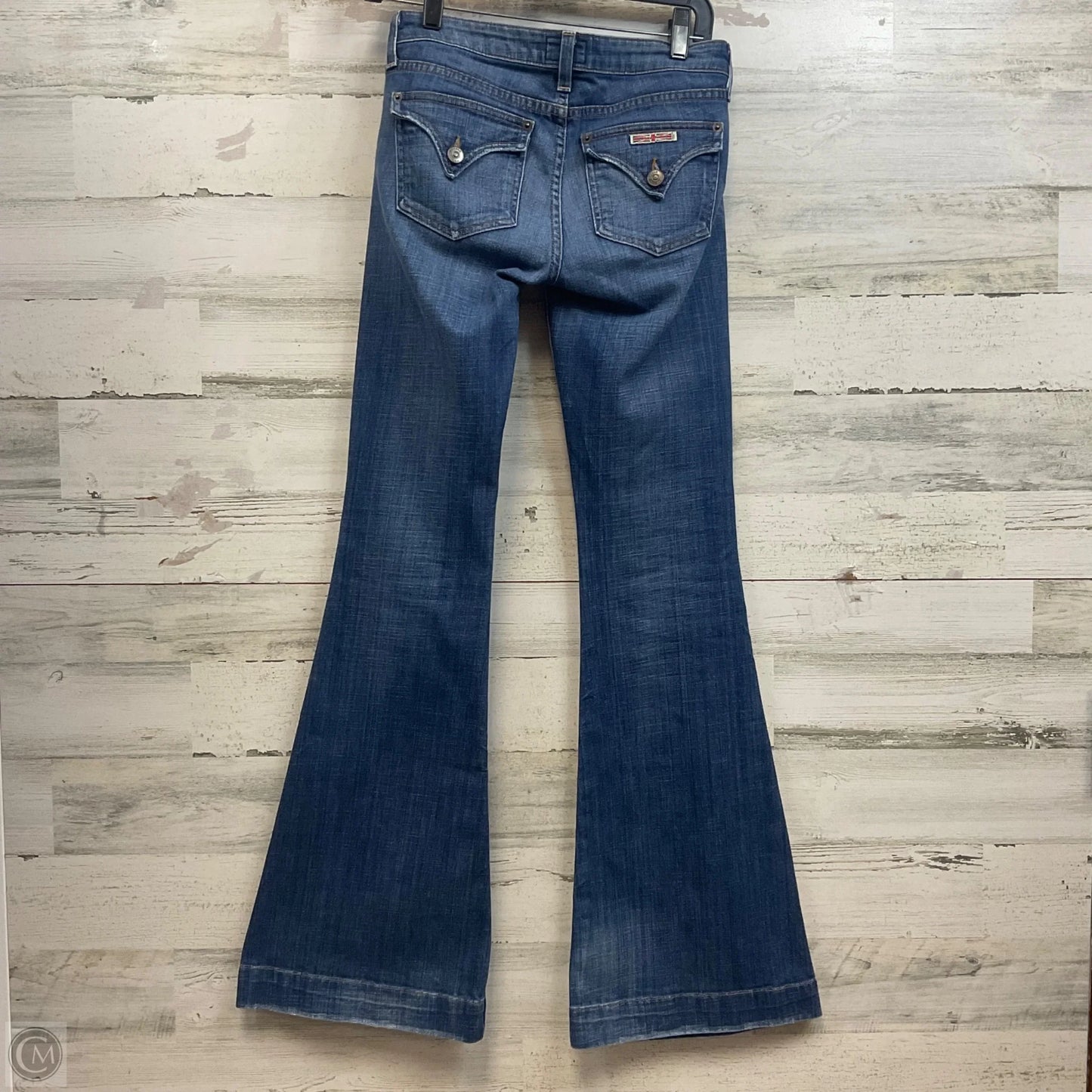 Jeans Boot Cut By Hudson In Blue Denim, Size: 2