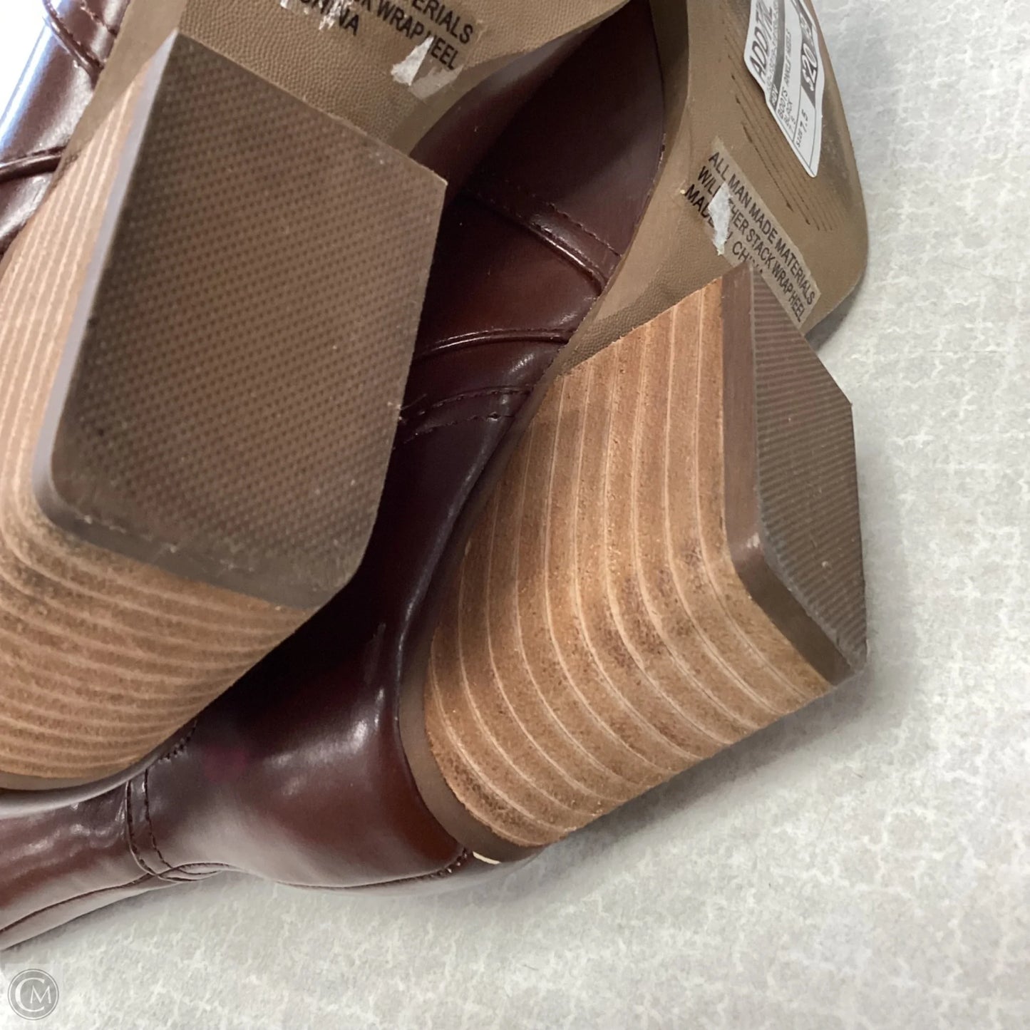 Boots Ankle Heels By Dv In Black, Size: 7.5