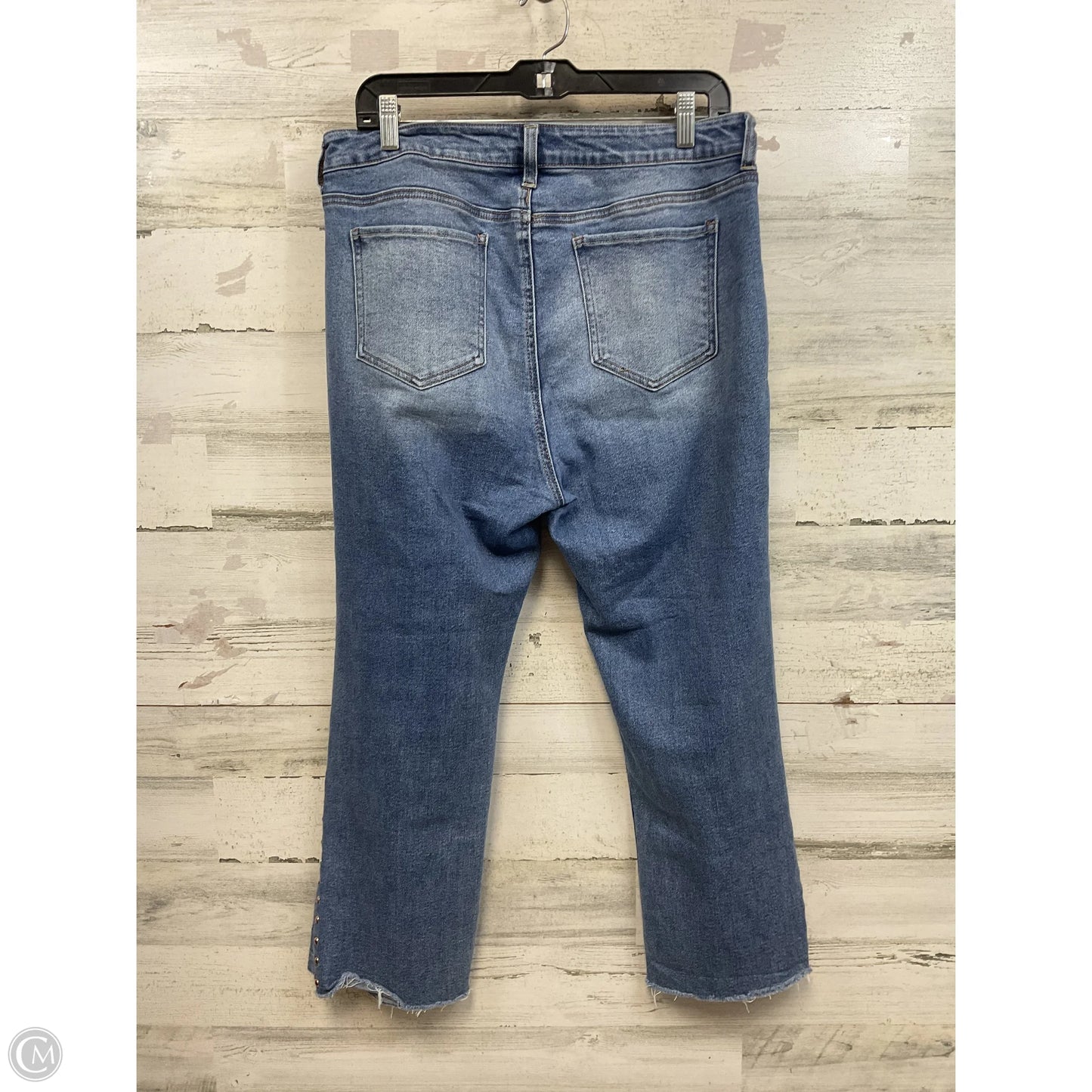 Jeans Wide Leg By Baccini In Blue Denim, Size: 12