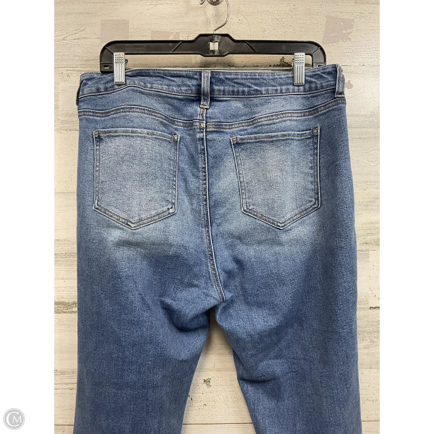 Jeans Wide Leg By Baccini In Blue Denim, Size: 12