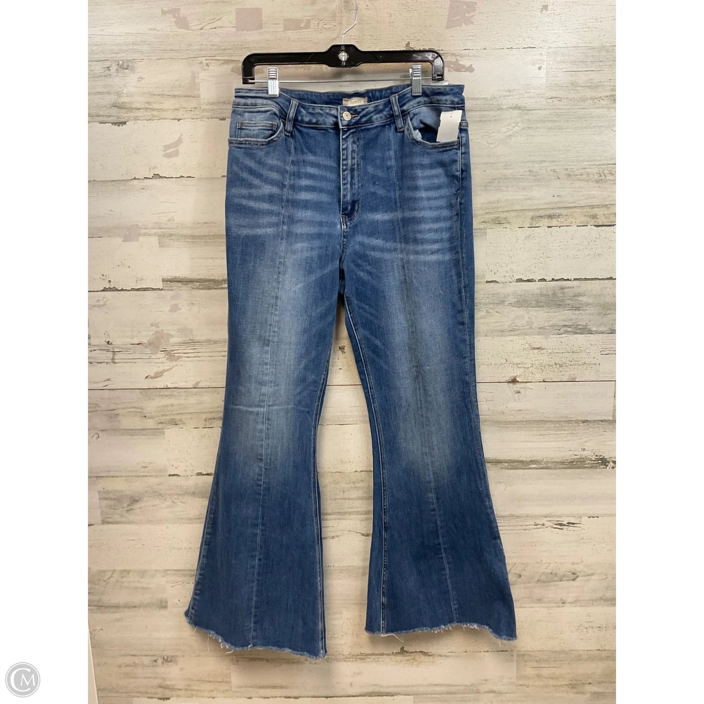 Jeans Flared By Altard State In Blue Denim, Size: 14