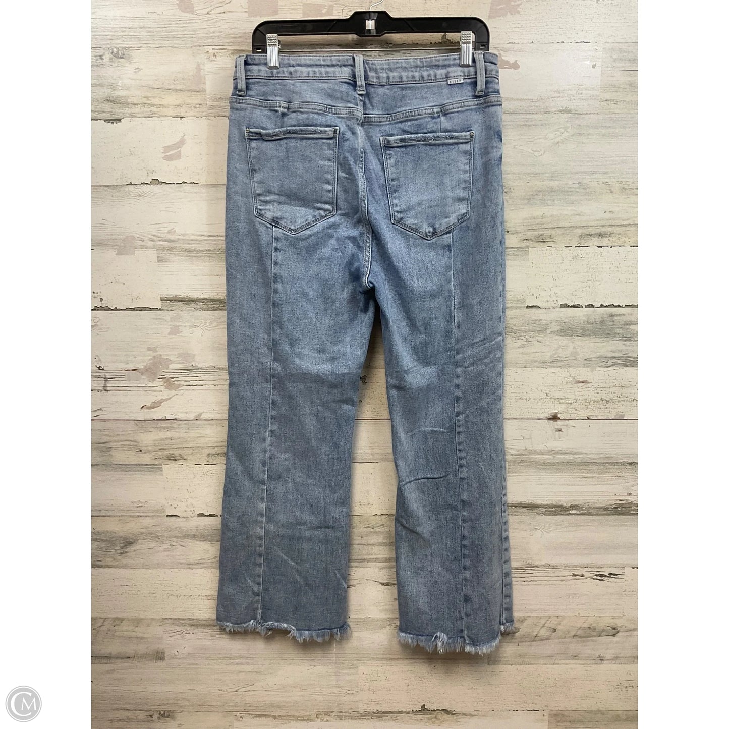 Jeans Wide Leg By Risen In Blue Denim, Size: 14