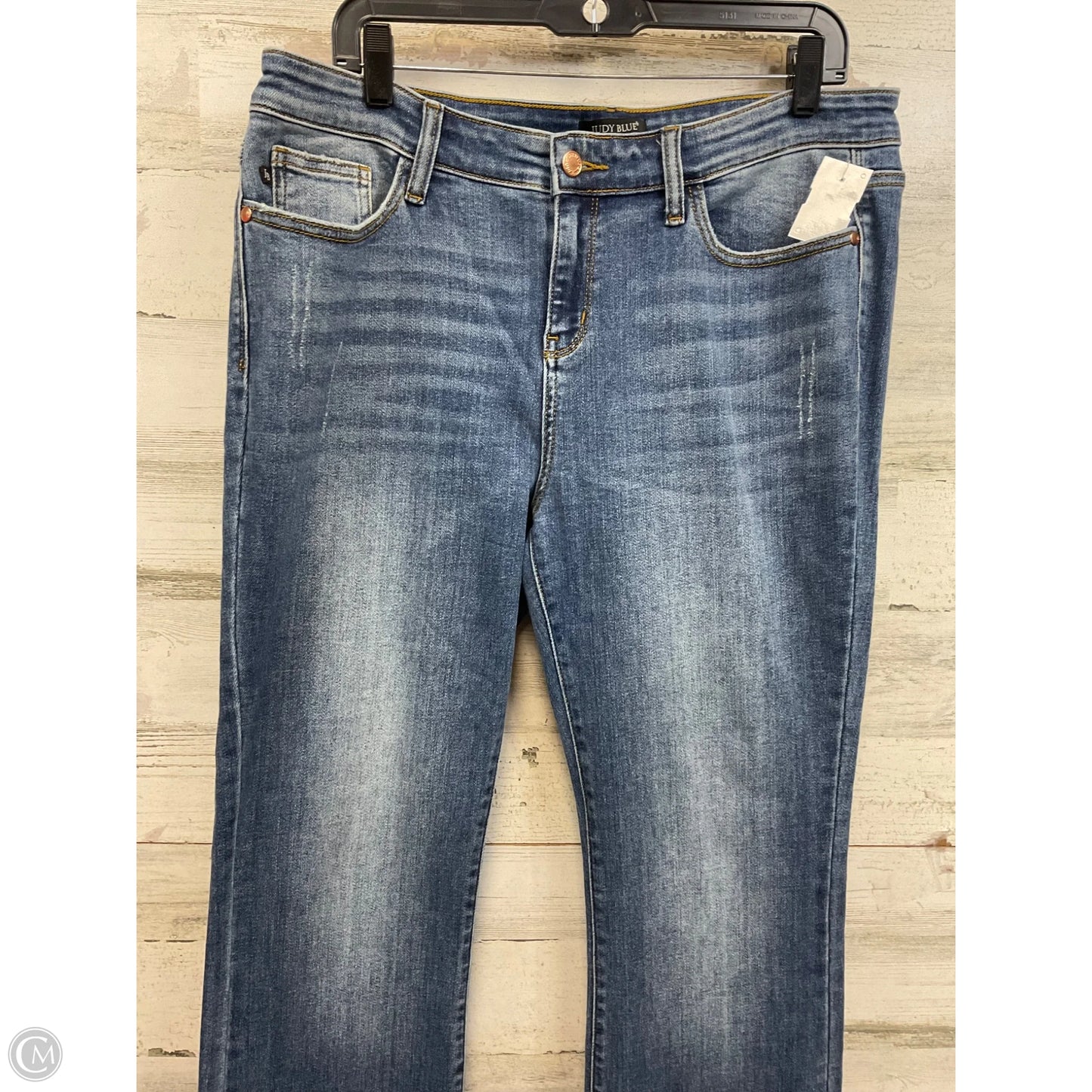 Jeans Boot Cut By Judy Blue In Blue Denim, Size: 14