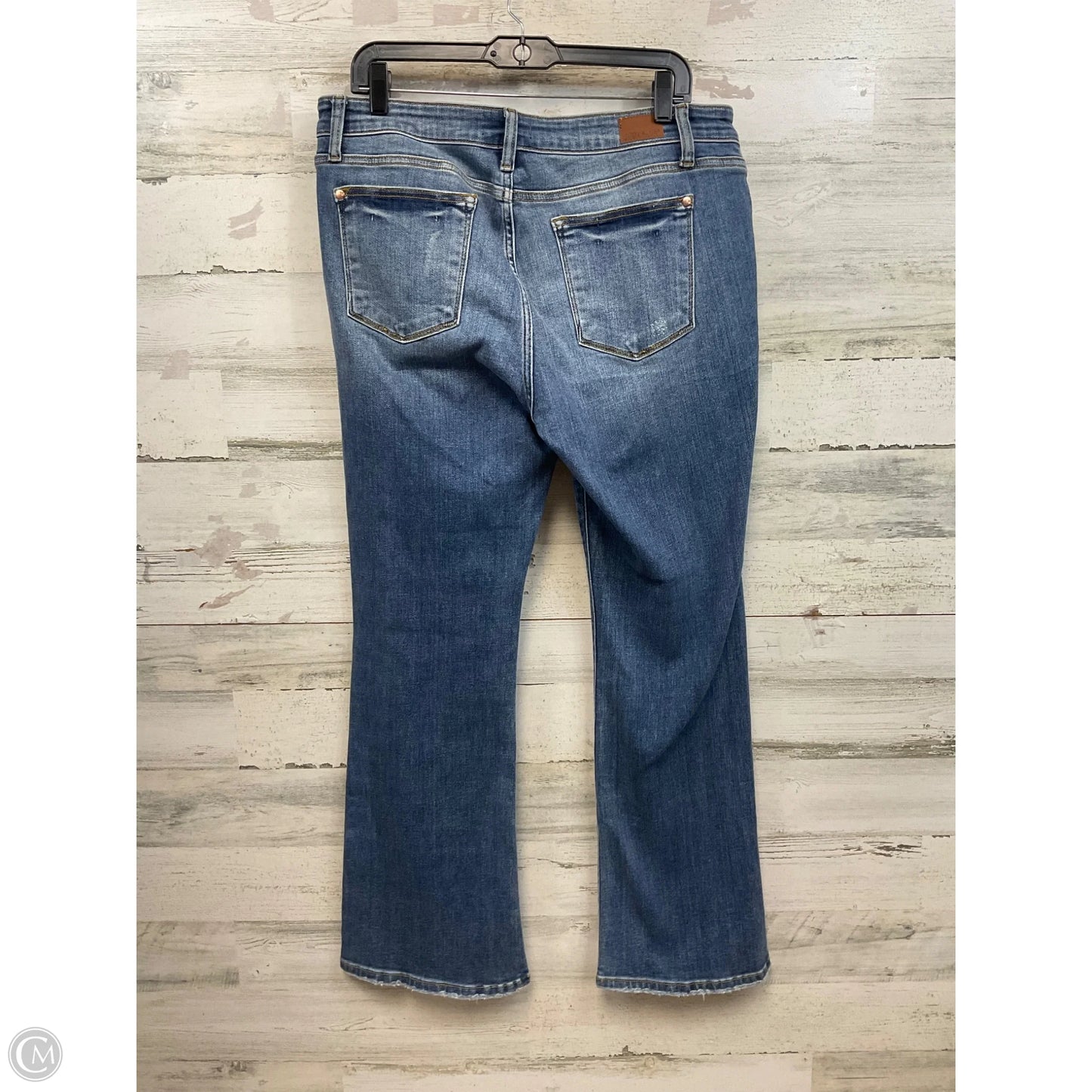 Jeans Boot Cut By Judy Blue In Blue Denim, Size: 14