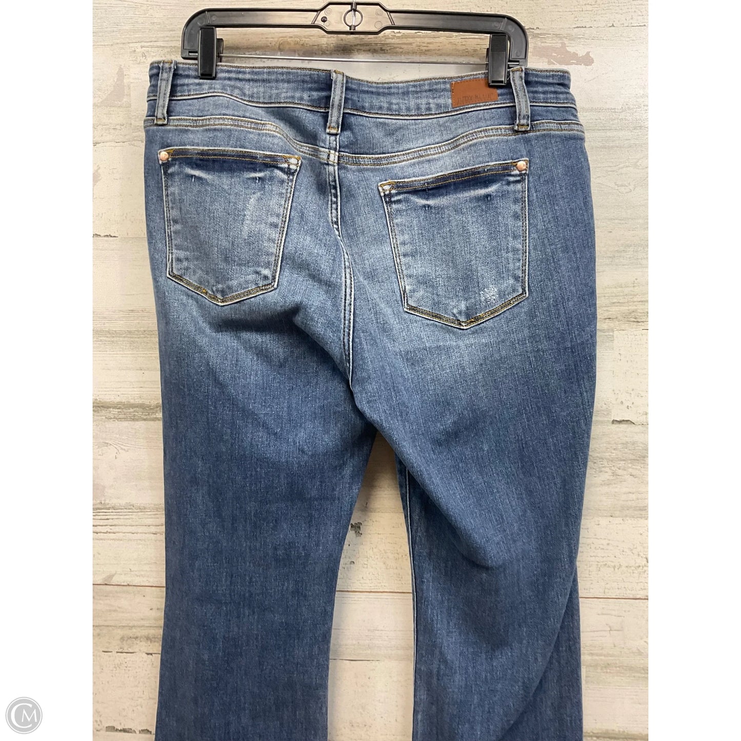 Jeans Boot Cut By Judy Blue In Blue Denim, Size: 14