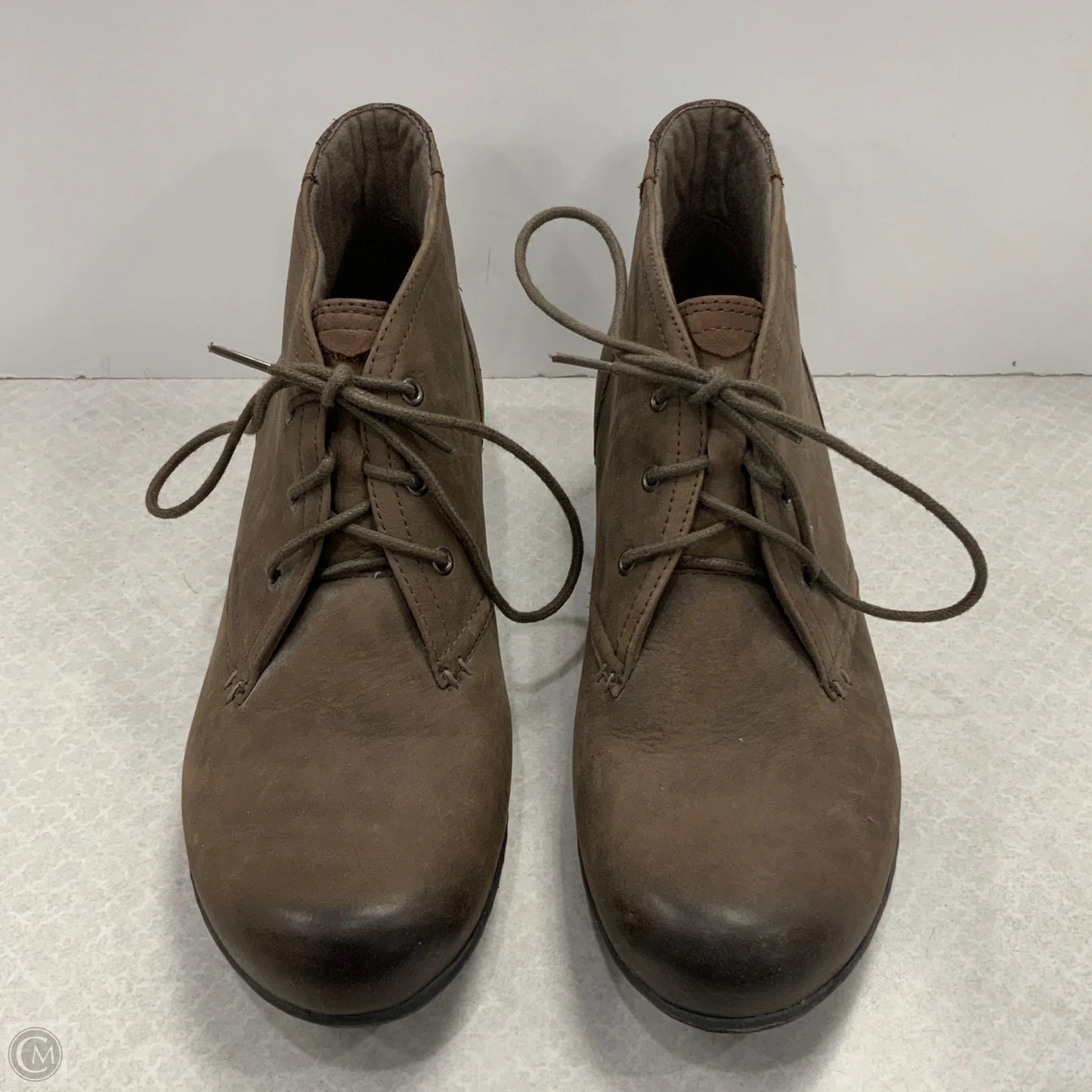 Boots Ankle Heels By Cobb Hill In Brown, Size: 8.5