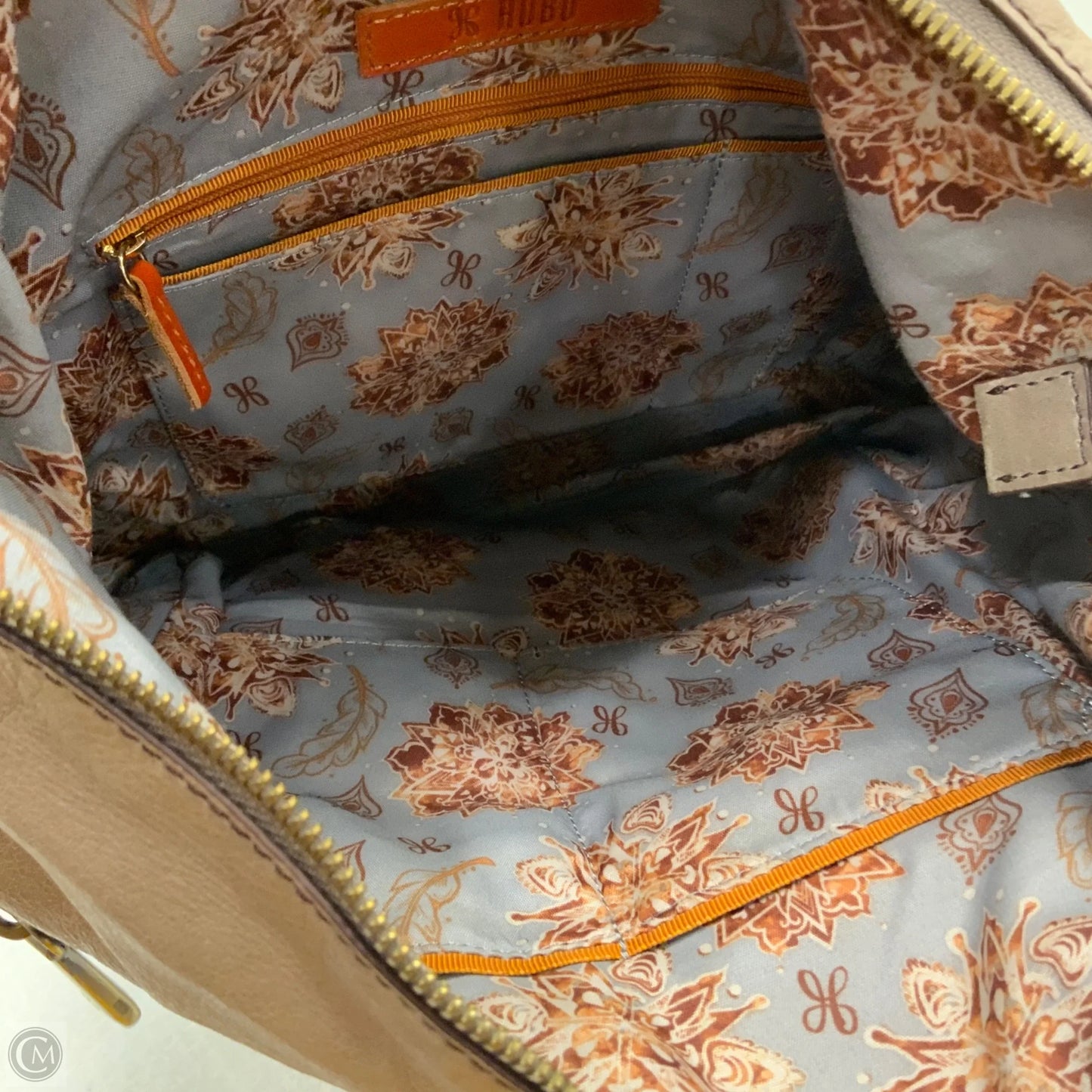 Handbag Leather By Hobo Intl, Size: Large