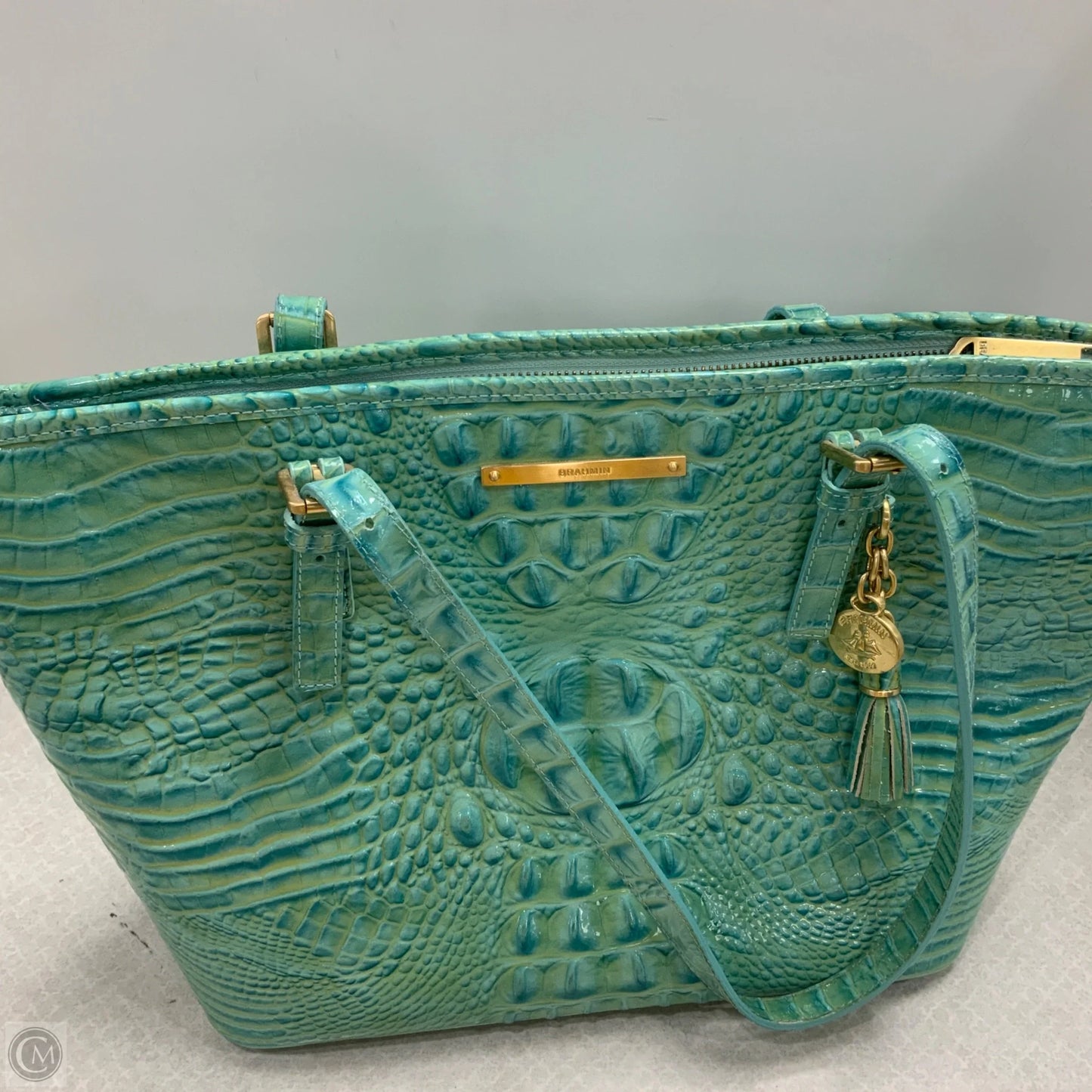 Handbag Designer By Brahmin, Size: Large