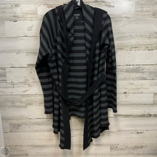 Cardigan By Calvin Klein In Black, Size: 2x