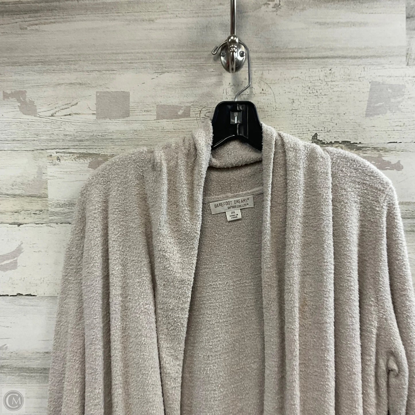 Sweater Cardigan By Barefoot Dreams In Brown, Size: 2x