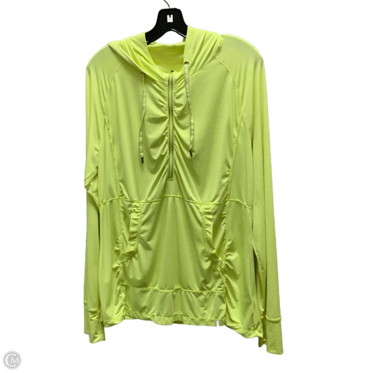 Athletic Jacket By Tangerine In Yellow, Size: Xxl
