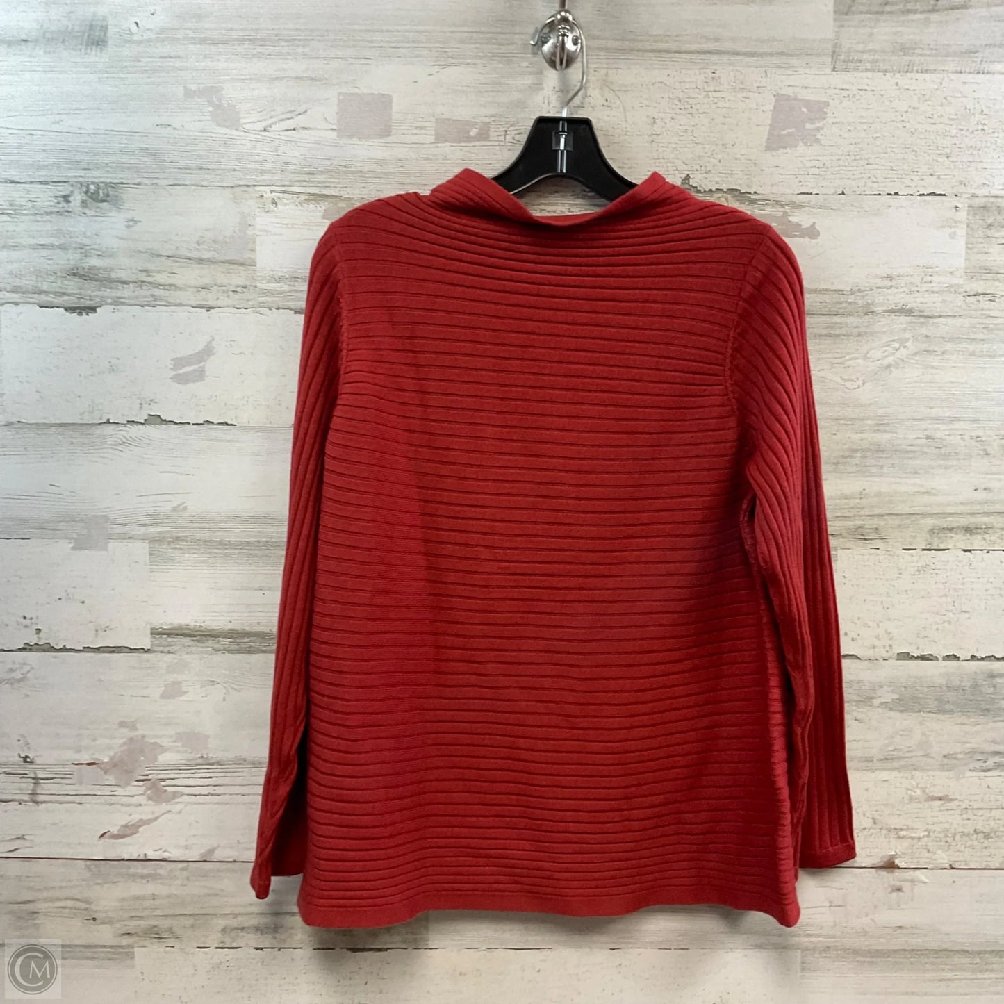 Sweater By Eileen Fisher In Orange, Size: L petite
