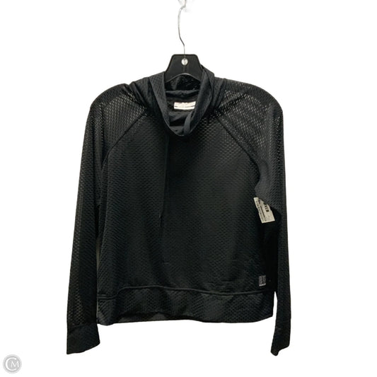 Athletic Top Long Sleeve Collar By Dkny In Black, Size: Xs