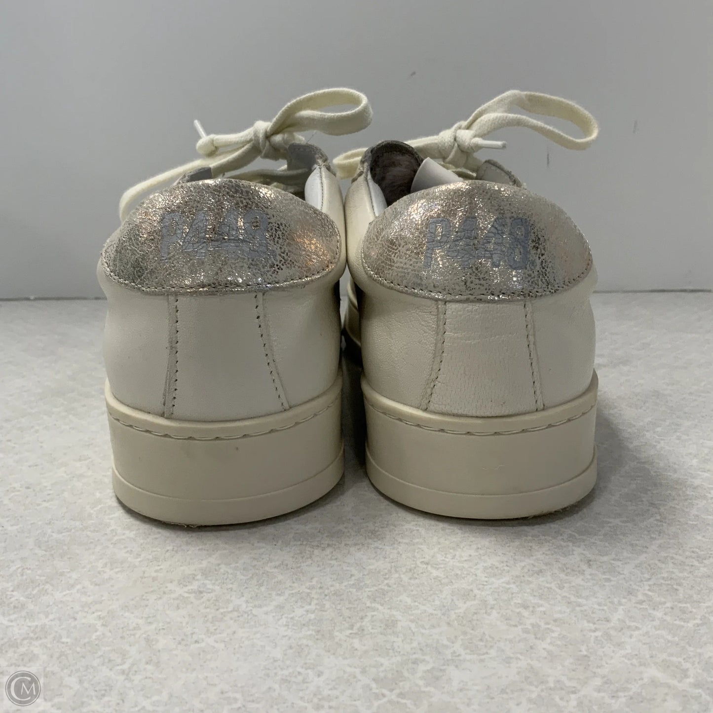 Shoes Sneakers By P448 In Cream, Size: 8.5