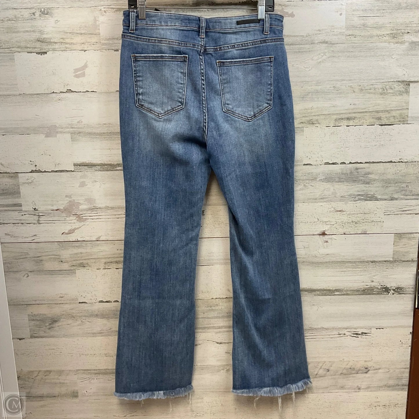 Jeans Flared By Risen In Blue Denim, Size: 12