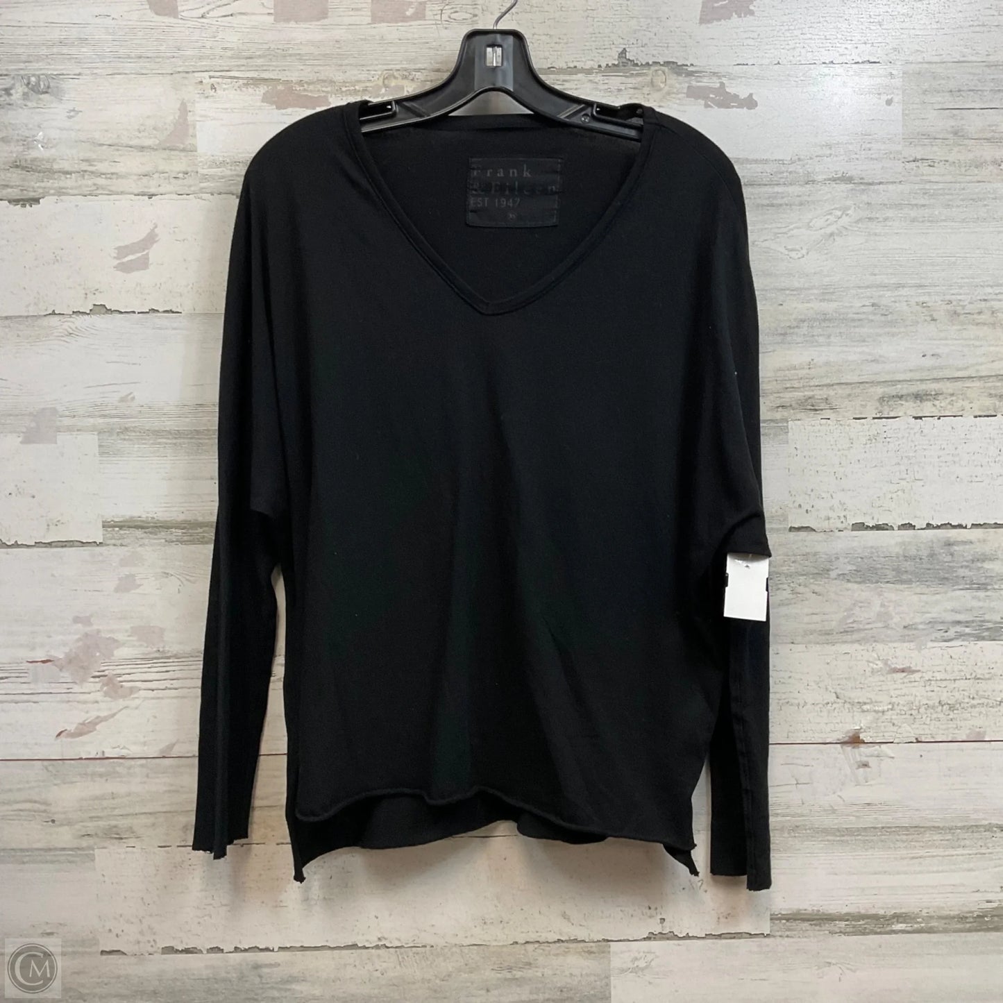 Top Long Sleeve By Frank And Eileen In Black, Size: Xs