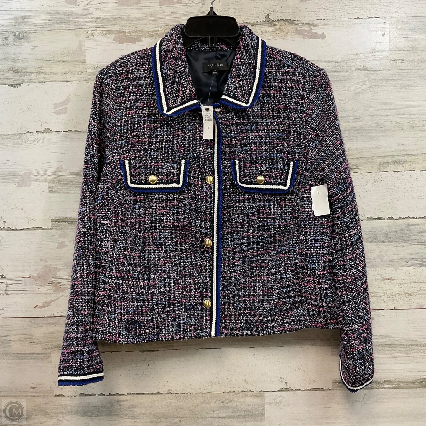 Jacket Other By Talbots In Blue, Size: 18