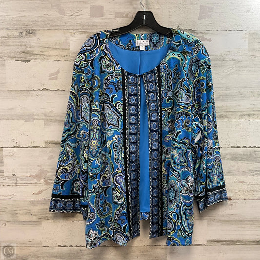 Jacket Other By Joan Rivers In Blue, Size: 3x