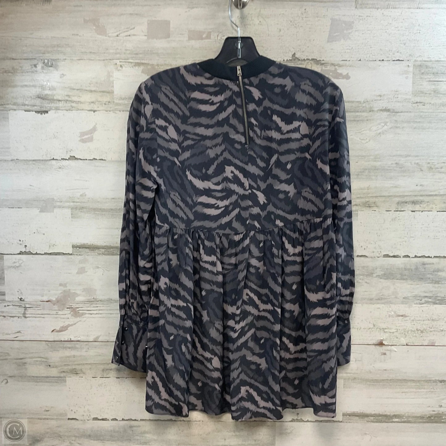Top Long Sleeve Designer By All Saints In Black, Size: S