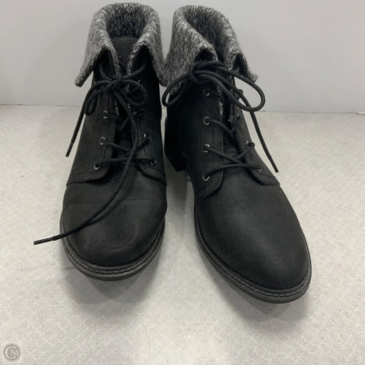 Boots Ankle Flats By Cliffs By White Mountain In Black, Size: 10