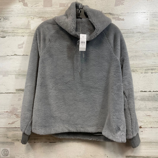 Top Long Sleeve By Ann Taylor In Grey, Size: M