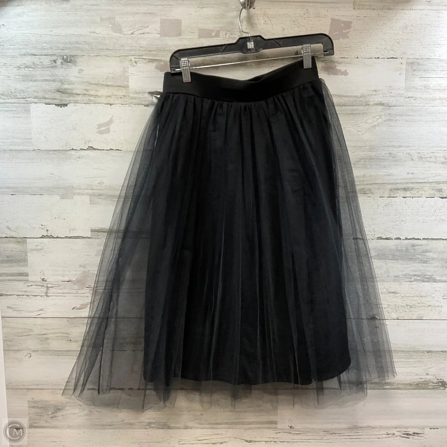 Skirt Midi By MONACO In Black, Size: L