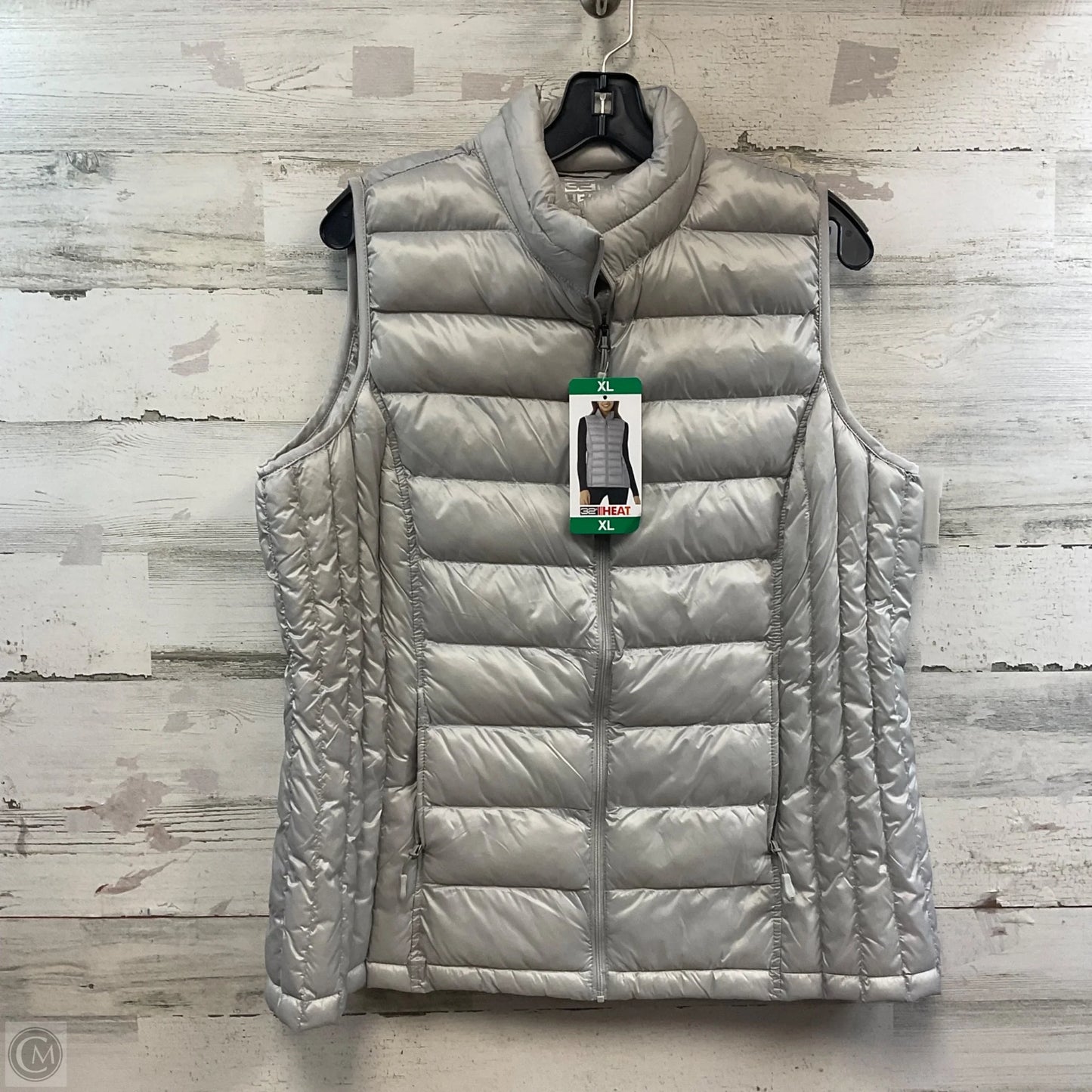 Vest Puffer & Quilted By 32 Degrees In Grey, Size: Xl